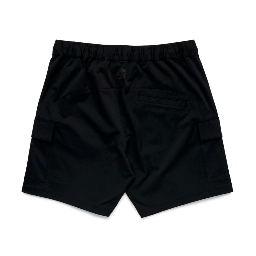 Surfside Supply Black Drawstring Tech Cargo Short - image 2